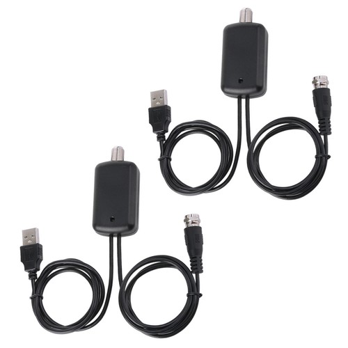 2pcs Professional HDTV Antenna Amplifier Signal Booster TV High Gain Indoor - Picture 1 of 14
