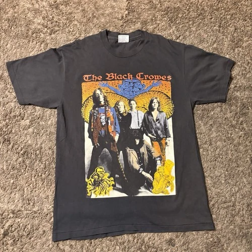 The Black Crowes Vintage T Shirt Tour Concert Cities 90 1990s vintage concert t-shirt, vintage, single stitch, B+ condition