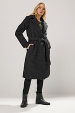 LTS Tall Belted Padded Midi Coat