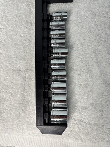 Pittsburgh Pro 3/8" Drive Chrome Plated 10PC Socket Sets 10mm-22mm NEW! - Bild 3 von 3