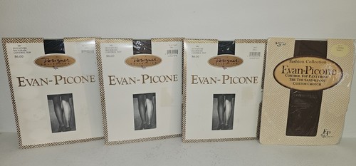 Vintage Evan-Picone lot of 4 NOS size small Black onyx, coffee, navy, and plati - Picture 4 of 9