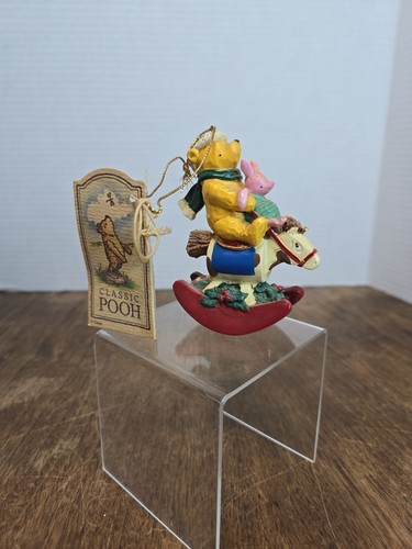 Classic Pooh & Piglet Rocking Horse 1997 Disney MCF Dated Ornament - Bild 4 von 10