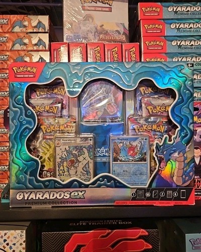 💎 Pokemon - Gyrados EX Premium Collection Box - New SEALED 💎