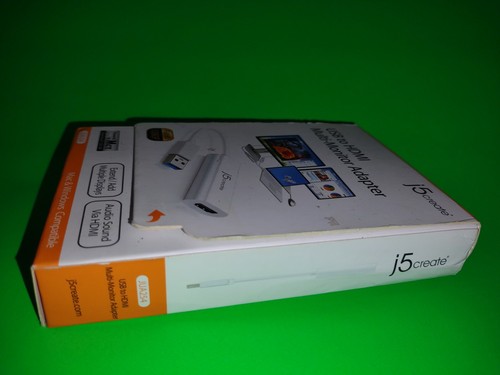 USB to HDMI Multi-Monitor Adapter- J5 Create Full HD 1080p New In Box JUA254 - Picture 3 of 4