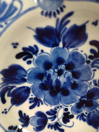 "Cenicero Delft azul pintado a mano marca corona de 5"" hecho en Holanda cerámica holandesa" - Imagen 4 de 14