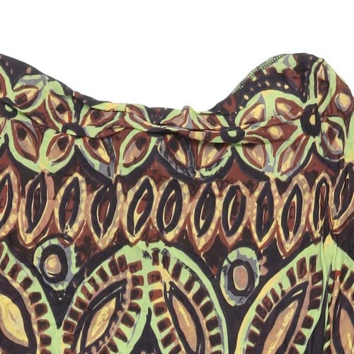 Again + Again Women Multicoloured Wrap Dress M - Picture 6 of 12
