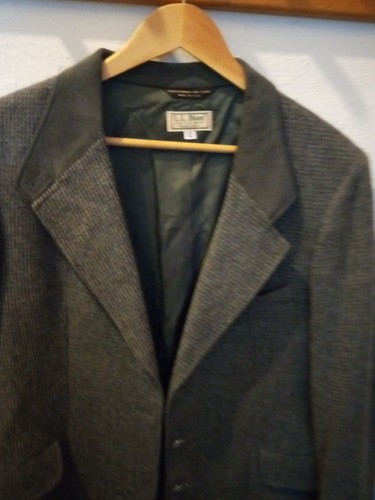 Vtg Women Sz 12 Wool Made In USA LL Bean Blazer - Picture 4 of 6