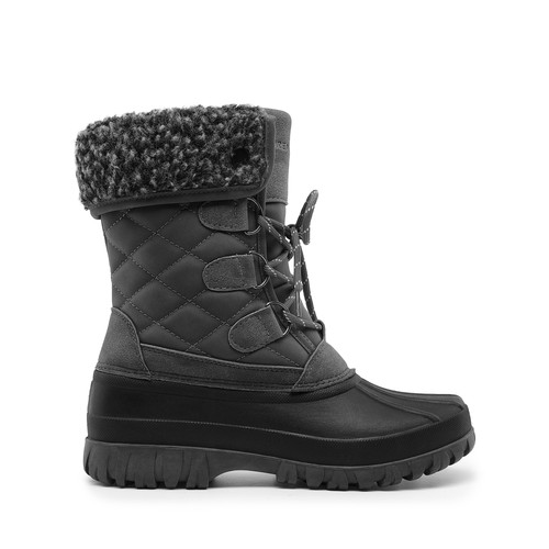 Women Waterproof Snow Boots Winter Mid Calf Warm Cozy Comfort Ski Duck Boots - Bild 28 von 42