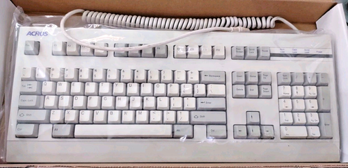 RARO TECLADO VINTAGE ACER ACROS 6311-K CLICKY PS/2 FCC ID CQ86311-K RM0-KBRK