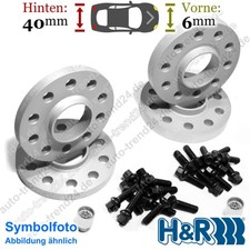 Spurplatten vorne 6mm, hinten 40mm/Achse ua.: Mercedes-Benz E-Klasse W124 93-95