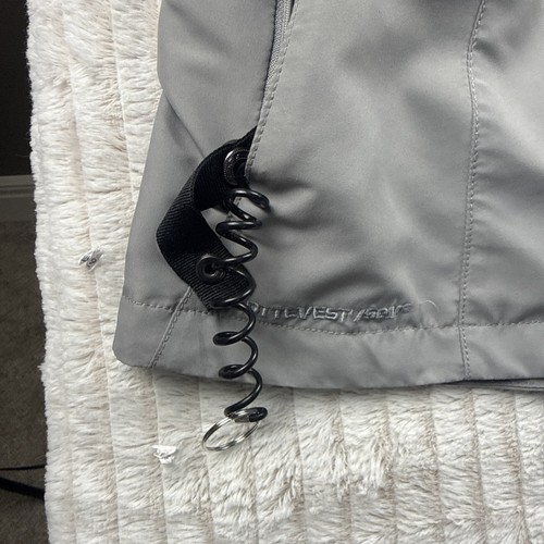 SCOTTeVEST RFID Travel Vest Womens Large Gray Multi Pocket Tech Gear Full Zip - Picture 10 of 22