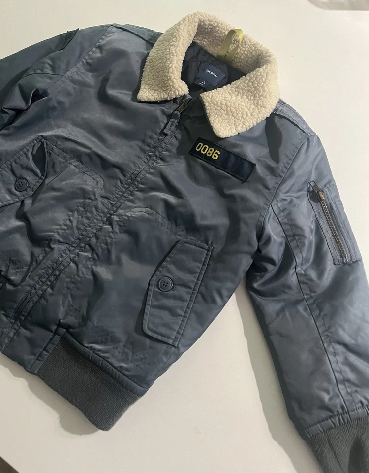 GAP KIDS (2013) Oficial Unisex Niños Abrigo Bombardero Chaqueta de Vuelo Talla Pequeña (6-7) Foto 4 de 4