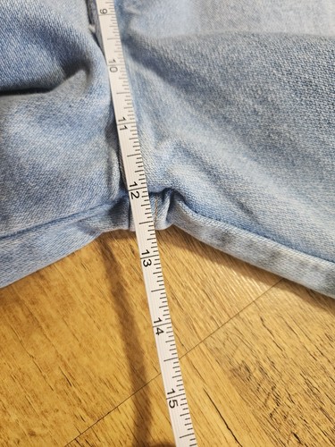 Jeans Wrangler 32 x 34 High Rise vintage años 80 hechos en EE. UU. lavados índigo - Imagen 12 de 16