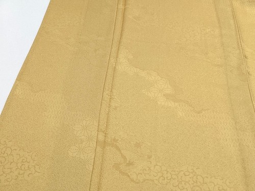 Kimono gebrauchter Artikel reine Seide einfarbig Einzelkimono Familienwappen - Bild 3 von 9