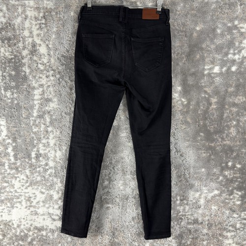Madewell Gr. 26 High Rise Skinny Jeans schwarz Denim Hose Stretch Knopf Reißverschluss - Bild 3 von 13