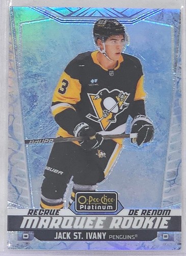 O-Pee-Chee Platinum Marquee Rookie Jack St. Ivany Penguins Hockey Card #247