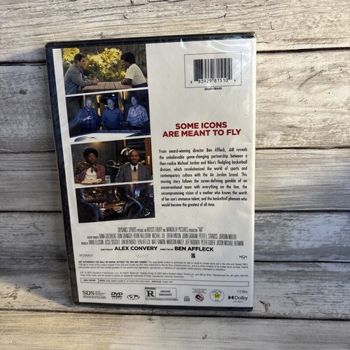 Air (DVD, 2023) New Sealed Ships FREE Some Icons Are Meant To Fly Michael Jordan - Picture 4 of 4