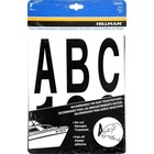 Hillman 3in. Black Vinyl Self-Adhesive Letter and Number Set 0-9, A-Z 100 pc 6PK