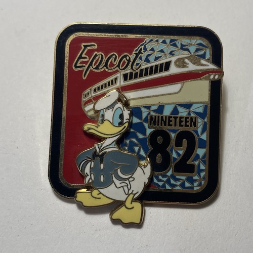 Donald Duck 1982 Epcot DISNEY PIN USED FREE SHIPPING BUY MORE SAVE MORE