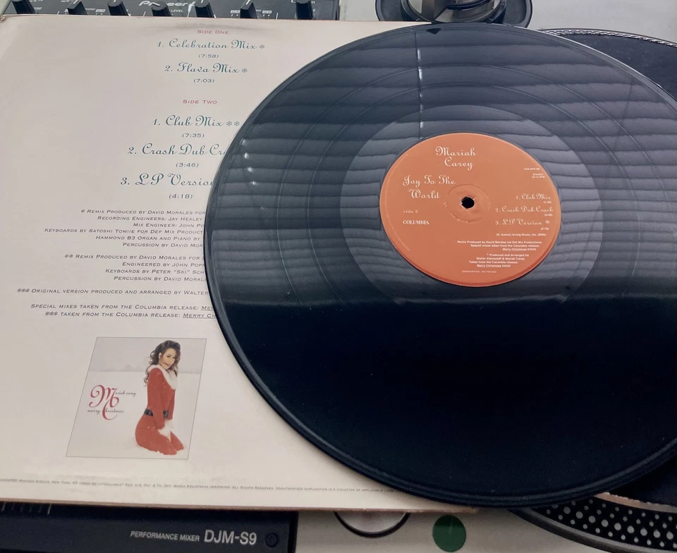 Mariah Carey ‎– Joy To The World OG 1994 Press 12" In Picture Cover VG+/VG+ - Image 2 of 2