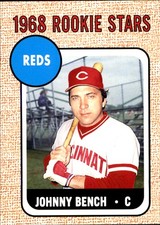 Johnny Bench 2006 Topps #16 Cincinnati Reds FREE SHIPPING AutographDen