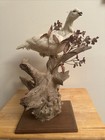 Taxidermy White Willow Ptarmigan Alaskan State Bird