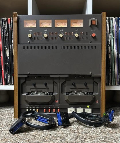 Tascam T-2640/MS Cassette Duplicator w/ Transfer Cables Japan PARTS/REPAIR READ - Picture 1 of 24