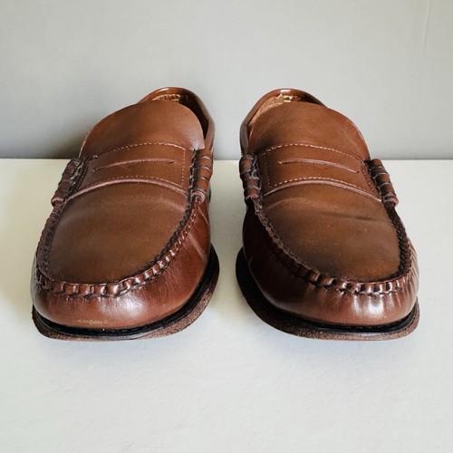 Mocasines vintage de cuero Sebago talla 7,5 marrón con caja - Imagen 12 de 23