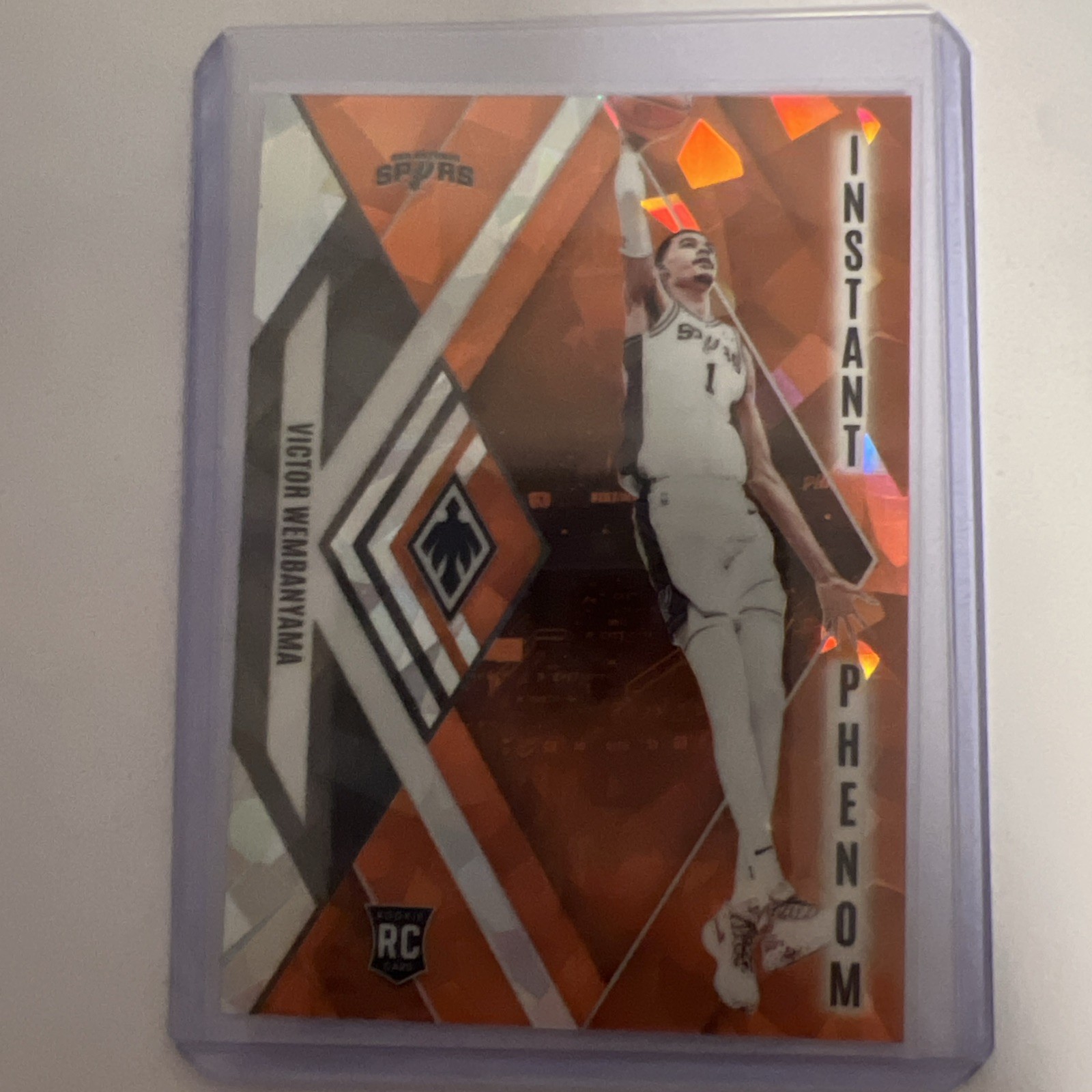 2023 NBA Phoenix Instant Phenom Orange Ice Victor Wembanyama BOOKEND 24/249