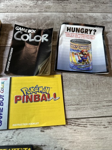 Pokémon Pinball (Nintendo Gameboy Color Game Boy) CIB completo di scatola - Foto 3 di 12