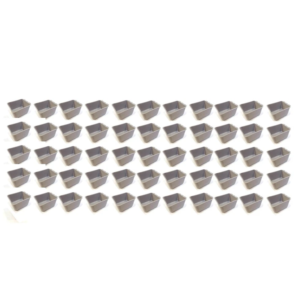 50pk Gray Cage Cups 1 Pint / 16 fl oz Hanging Feed & Water Cups Chicken Poultry - Image 4 of 4