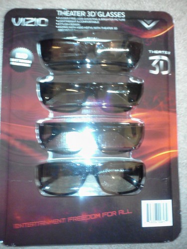 VIZIO Theater 3D Passive 3D Glasses-Pack of 4 NEW SUPER NICE DEAL 4 UR HOLIDAY E - Afbeelding 1 van 2