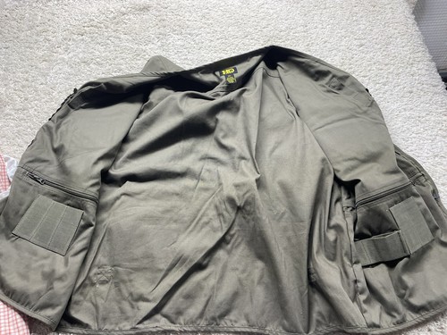 HQ Issue Tactical Vest Mens 3XL Full Zip Beige Hunting Fishing Shooting Pockets - Picture 2 of 10