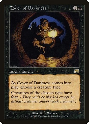 MTG Magic the Gathering Onslaught Cover of Darkness LP!