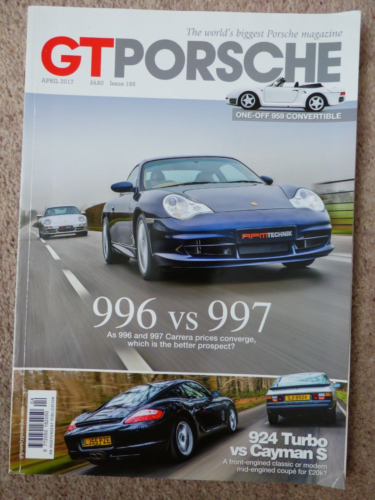 GT Porsche Magazine. Iss 185. April 2017. 996 v 997, 959 Convertible