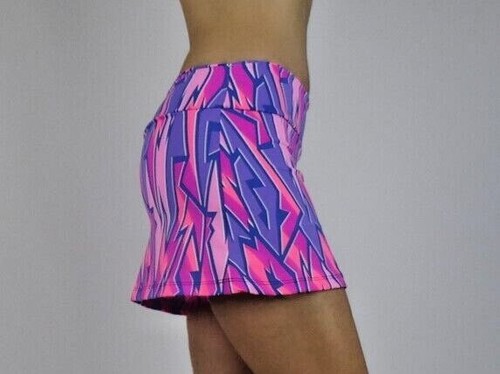 Skorts Skirts Shorts Brazilian Lycra Sports Games Colourful Tennis Golf Women - Picture 67 of 108