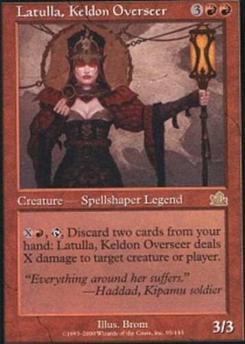 Latulla, Keldon Overseer ~ Moderately Played Prophecy MTG Magic UltimateMTG Red  - Picture 1 of 1