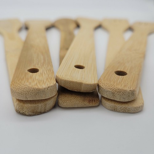 6er Set Bambusbesteck Bambus Holz Besteck Küche Kochen Kochbesteck 1B - Bild 12 von 12