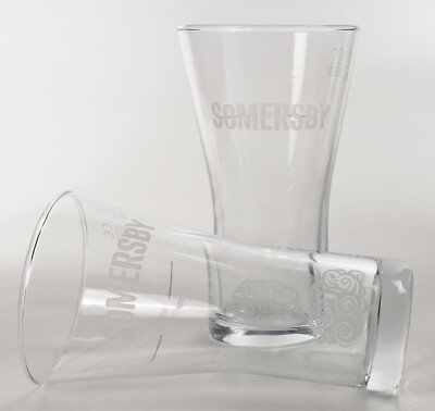 2 x Somersby Cider Glasses 0.2L Highball Glass Cocktail Copo Virdro Tumbler 1114