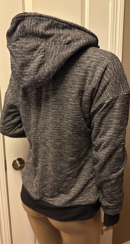 LULULEMON Women's Sweatshirt Hoodie Scuba Velour Lined Reversible Sz 8 Multi - Bild 10 von 24