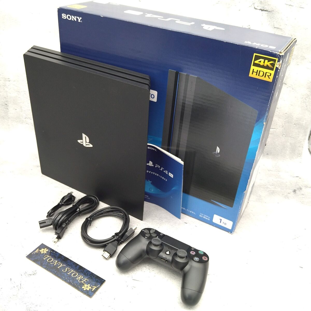 SONY PlayStation 4 Pro 1TB Black CUH-7200BB01 Console Japan Black HDMI 2018  PS4