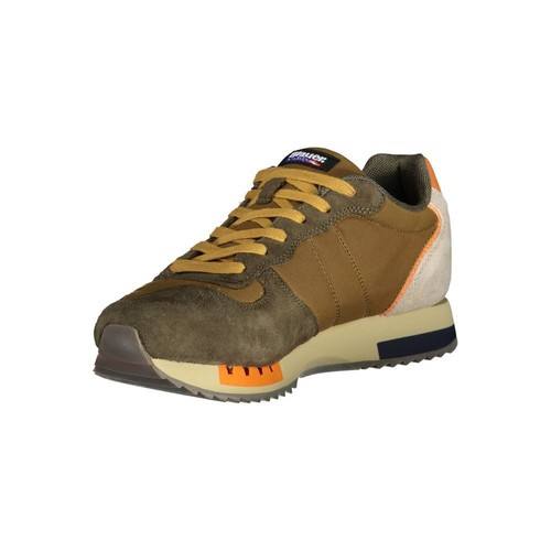 Blauer Sneaker braun Polyester - Bild 3 von 7