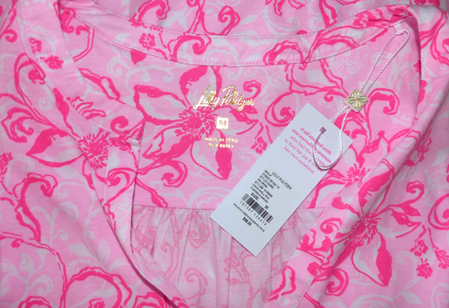 LILLY PULITZER Dev Sleeveless Dress FLAMINGLE GARDEN Size MEDIUM NWT - Picture 5 of 8