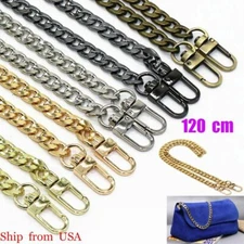 2Pcs Replacement Purse Chain Strap Handle Shoulder For DIY Crossbody Handbag Bag