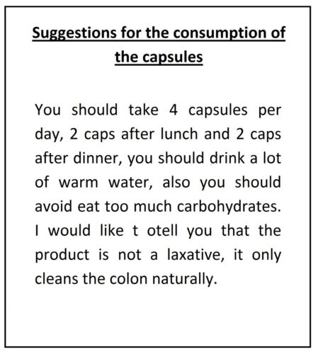 COLON CLEANSE DETOX BODY CLEANSER ELIMINATES WASTE WEIGHT LOSS REDUCE FAT PILLS - Picture 2 of 7