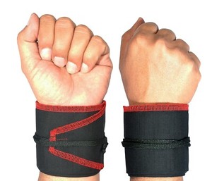 Weight Lifting Wrist//Strength Wraps Bandage Hand Support Gym Straps A Pair