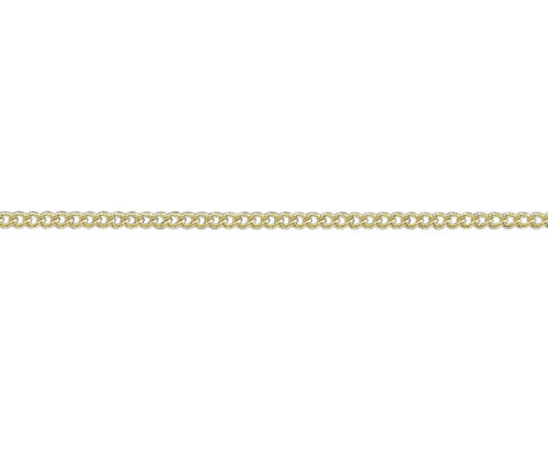 Cadena de eslabón abierto en acera de oro amarillo de 9 quilates 20" / 50 cm" (G1818C) - Imagen 6 de 6