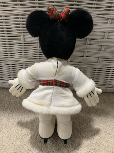 APPLAUS MINNIE MAUS PLÜSCHTIER Eisläufer Disney GUMMI GESICHT 12"" Vintage - Bild 7 von 17