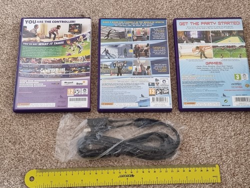 KINECT SPORTS MOTION GAME PARTY GAMES SENSOR EXTENSION CABLE MICROSOFT XBOX 360 - Afbeelding 2 van 3