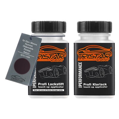 Autolack Lackstift für Gen. Motors Hummer G7U 143X Plum Berry Metallic 2 x 50ml
